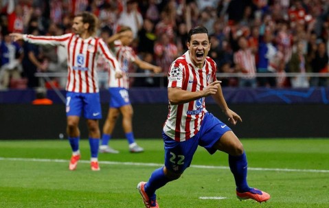 马竞5-1击败德甲第4,阿尔瓦雷斯2传1射,格列兹曼出色