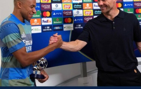 皇马又换主教练了！姆巴佩祝福阿隆索：为您效力很荣幸