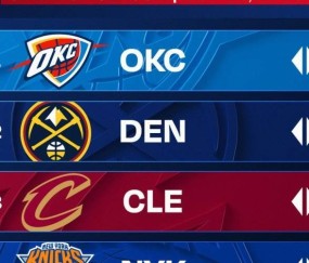 官方实力榜:雷霆榜首 火箭第7勇士第8湖人第10